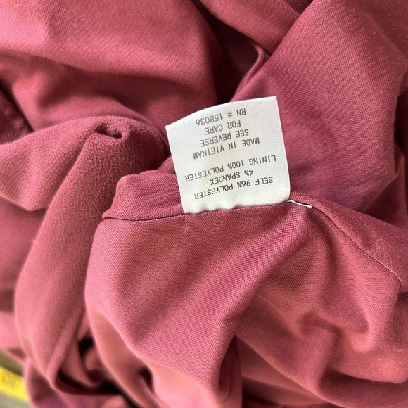 Birdy Grey Dress Women's Large "Alex" Dress in Crepe Rosewood Bridesmaid Formal - Picture 7 of 13